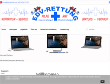 Tablet Screenshot of edv-rettung.at